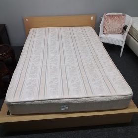 Bed with mattress