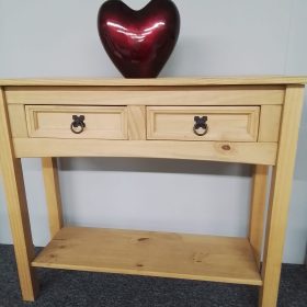 Pine Console hall table