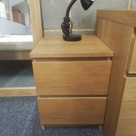 Golden Oak Bedside